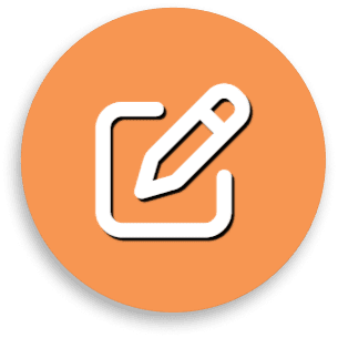 Pencil and paper symbol