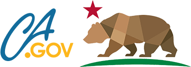 CA government logo with bear and star
